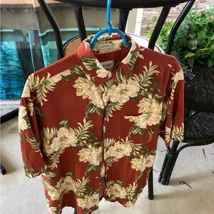 Tori Richard Red Floral Men's Shirt